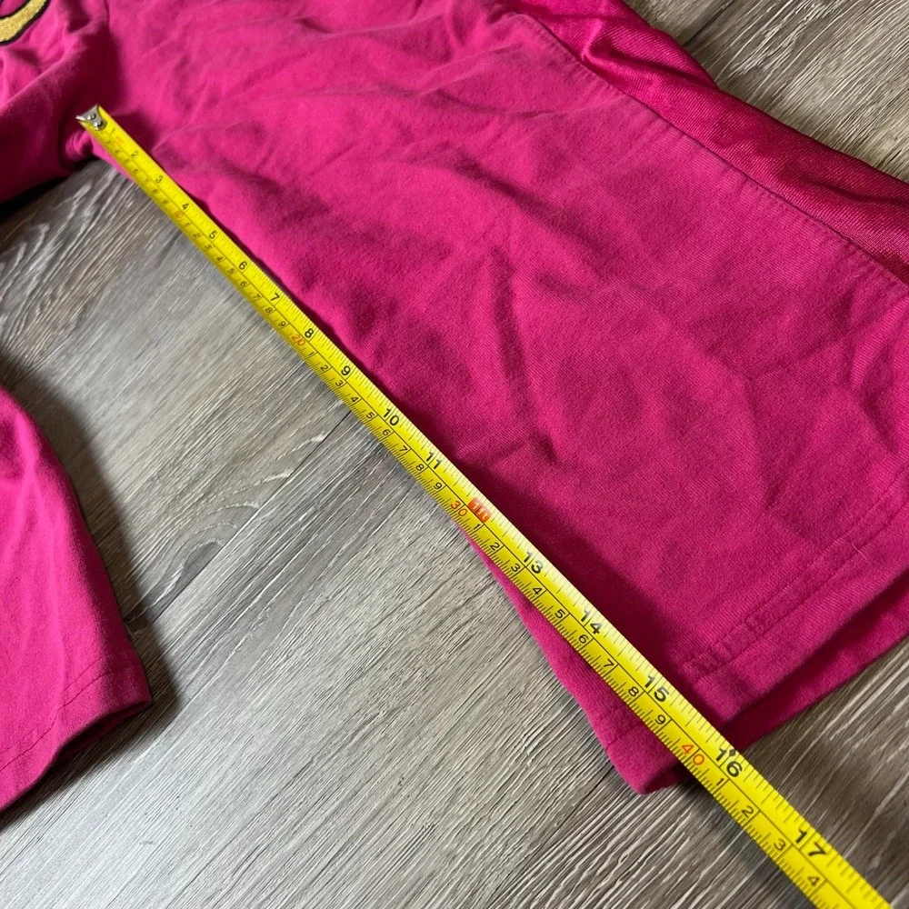 Bratz Track Pants Girls M 7/8 Pink Embroidered Logo Y2K Satin Stripe Joggers